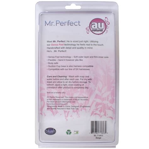 mr perfect dildo|Blush Au Naturel Mister Perfect – Chocolate